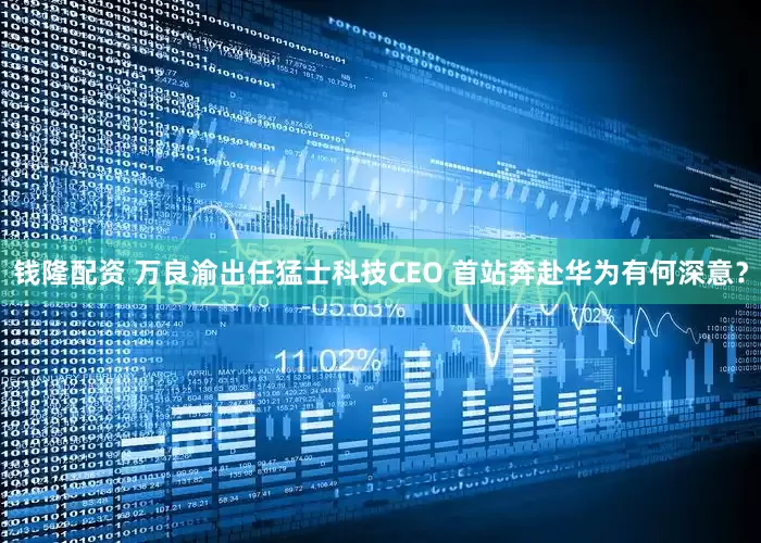 钱隆配资 万良渝出任猛士科技CEO 首站奔赴华为有何深意?